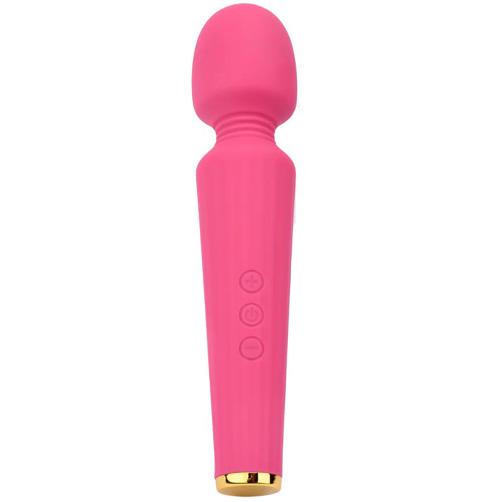 Intimately GG The GG Wand Pink Silicone Cordless Vibrator with Gold Accents
