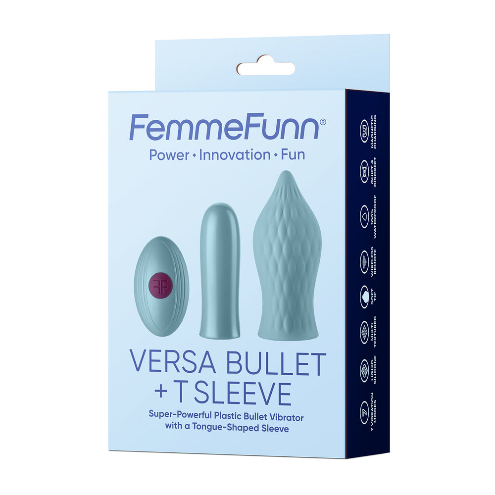 FemmeFunn Versa Bullet with Sleeve – Silicone Sleeve Bullet Vibrator