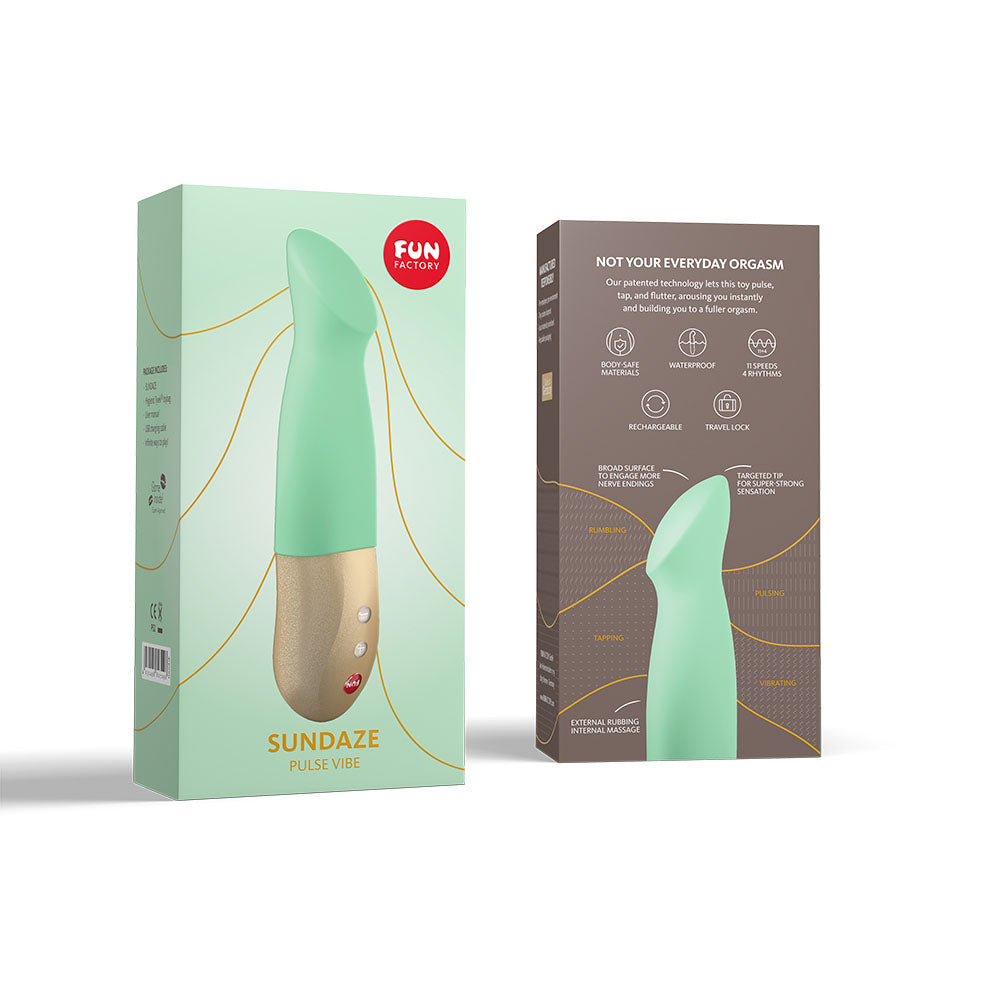 Fun Factory SUNDAZE Pistachio 17.5 cm Vibrator in Green