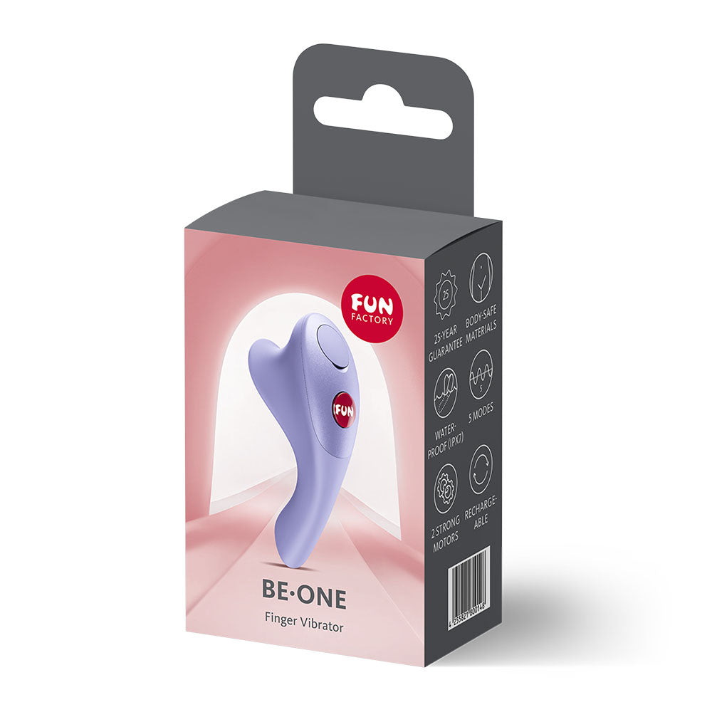 Fun Factory BE-ONE – USB-C Rechargeable Finger Stimulator 7.4 cm Vibrator