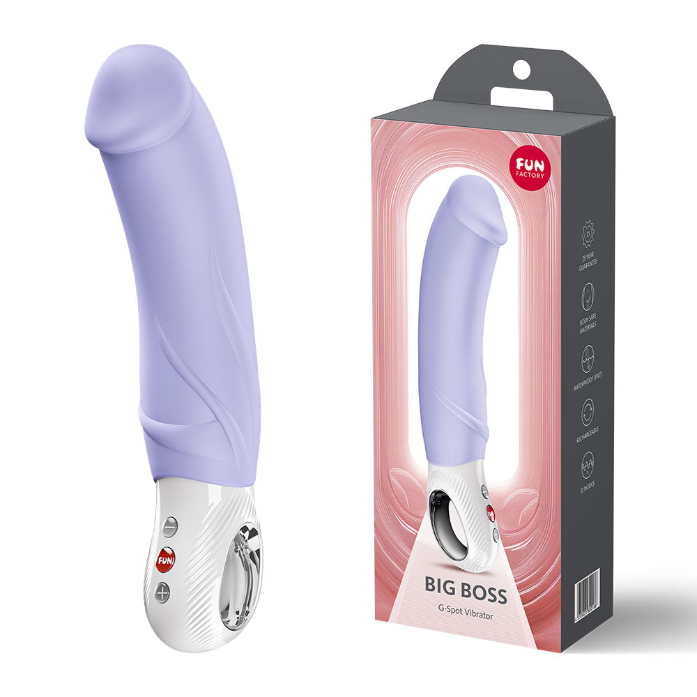 Fun Factory Big Boss – 22.9 cm USB-C Silicone Vibrator