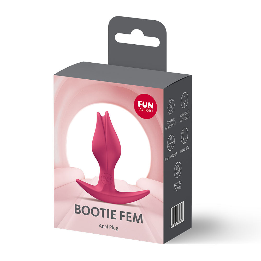 Fun Factory Bootie Fem (Raspberry) – 8.5 cm Butt Plug
