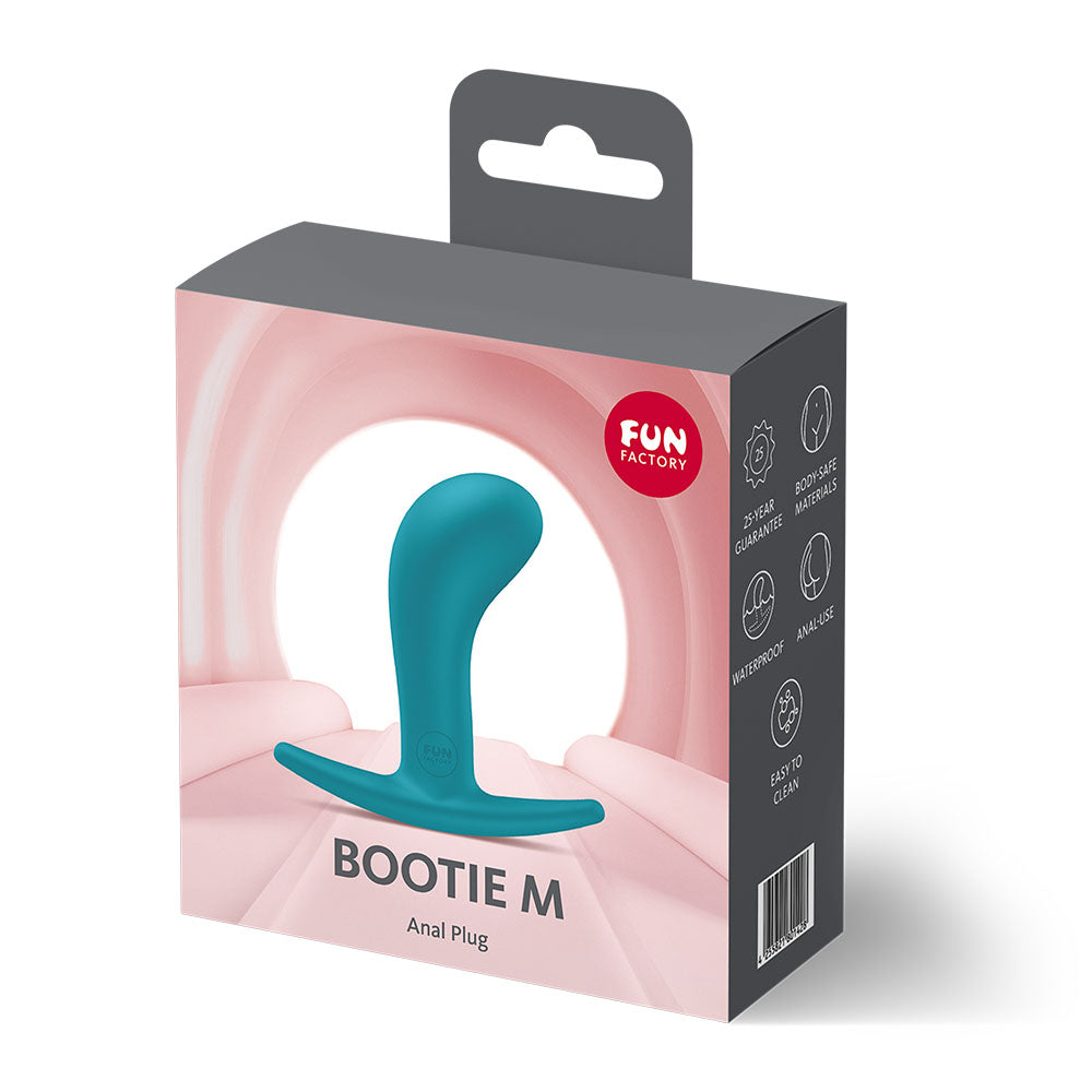 Fun Factory Bootie M (Aquamarine) – Medium 9.4 cm Butt Plug