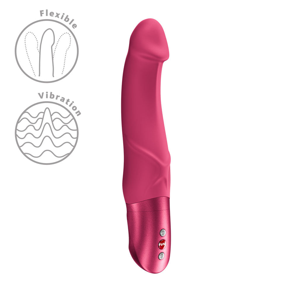 Fun Factory Mr. Boss (Raspberry) – 21 cm Curved G-Spot Vibrator