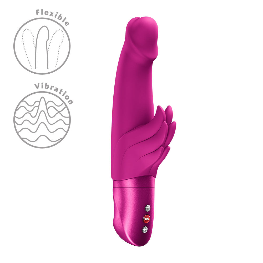 Fun Factory Wicked Angel (Magenta) – Rabbit Vibrator with Curved Shaft
