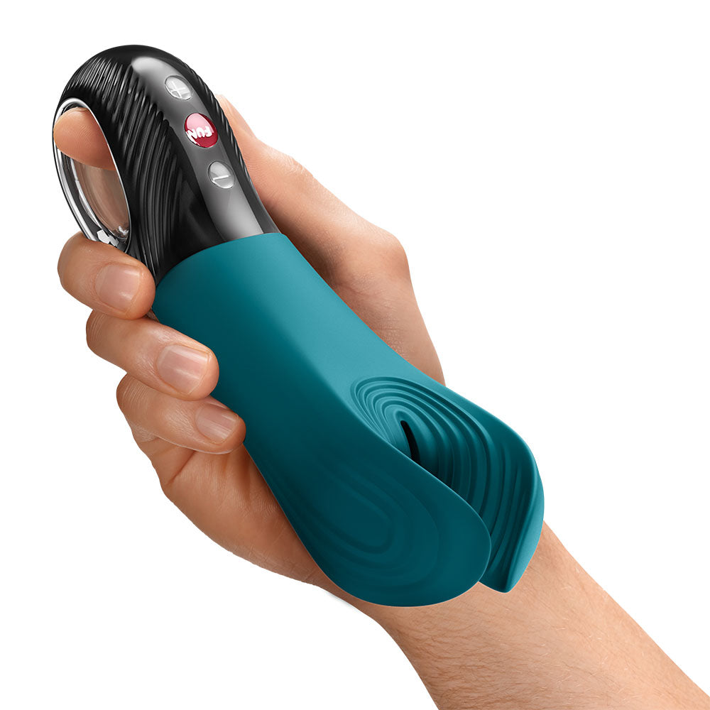 Manta Vibrating Masturbator (Bottle Green) – Powerful Vibrations Masturbator