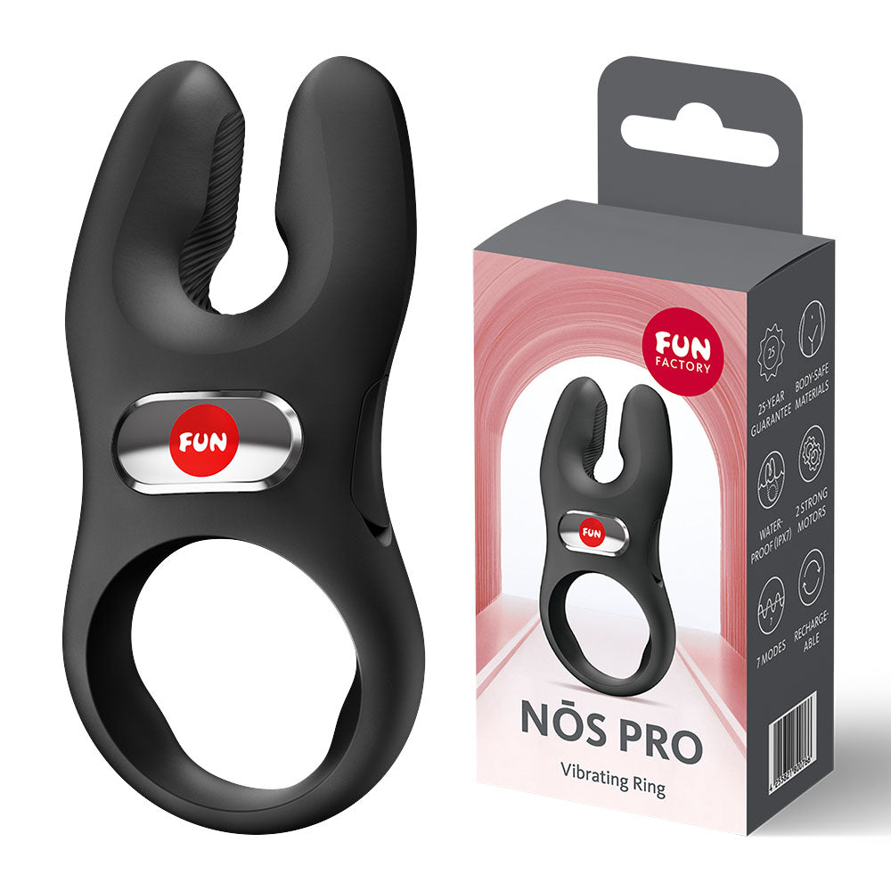 Fun Factory NOS Pro – USB-C Rechargeable Vibrating Cock Ring