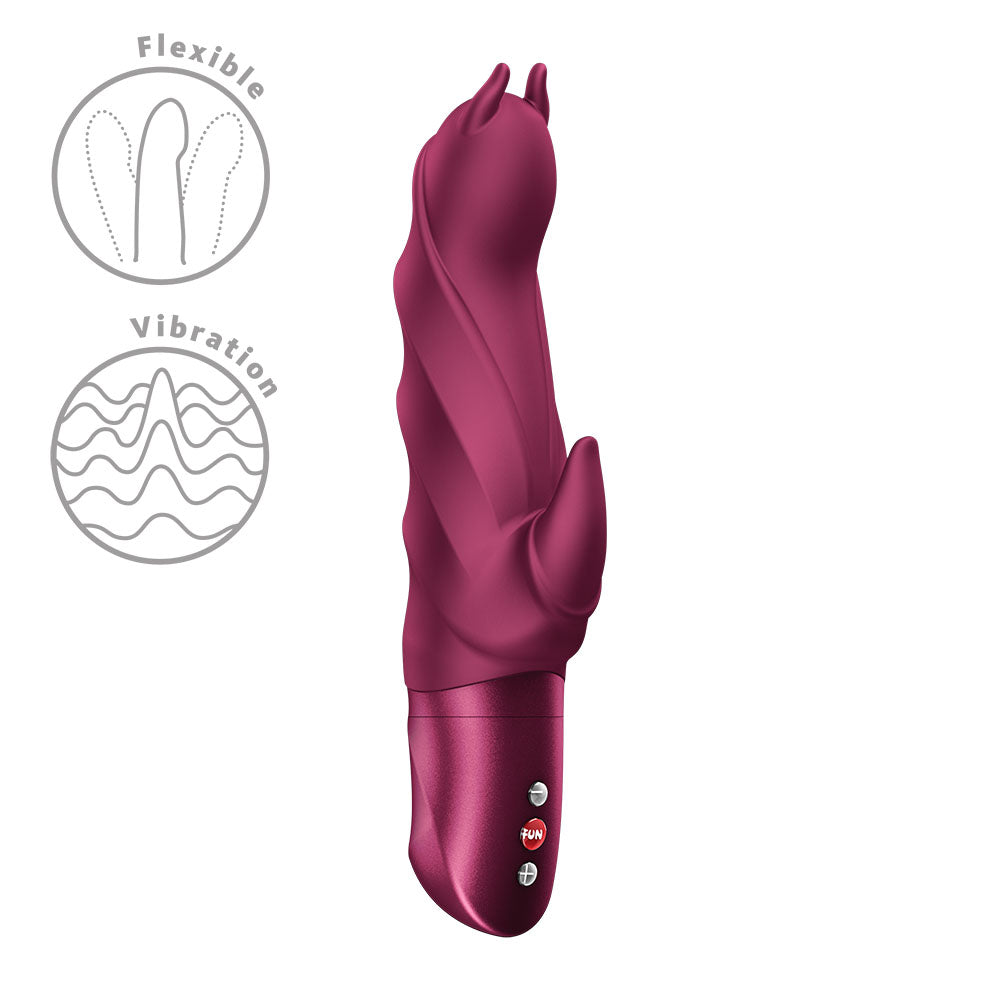Fun Factory Darling Devil (Wine) – 20 cm Rabbit Vibrator