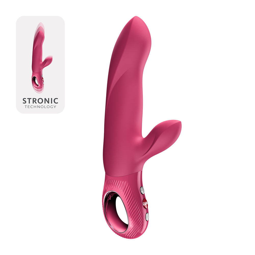 Fun Factory BI STRONIC ARC (Raspberry) – USB-C Rechargeable Thrusting Vibrator