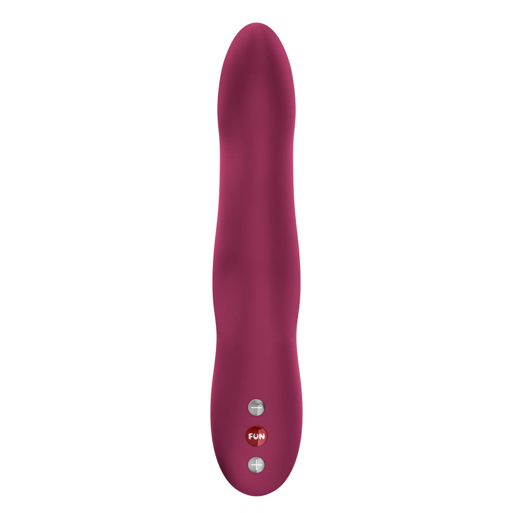 Fun Factory Stronic Wave (Wine) – USB-C Rechargeable Thrusting Vibrator