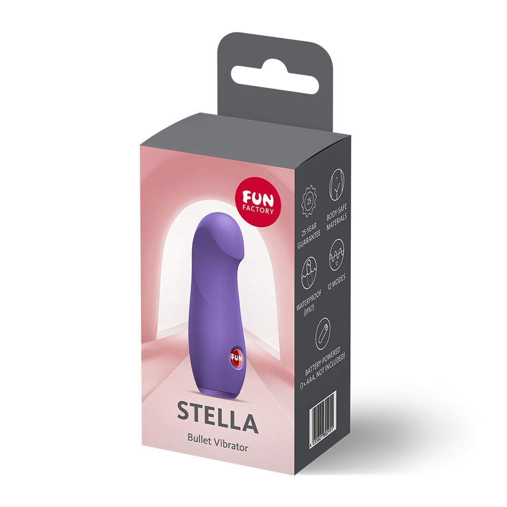 Fun Factory Stella (Blackcurrant) – Mini 12-Level Vibrating Bullet