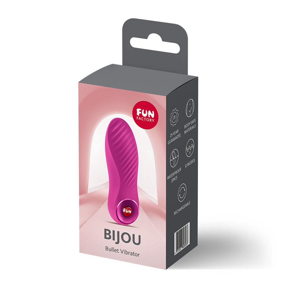 Fun Factory Bijou (Magenta) – USB-C Rechargeable Compact Bullet Vibrator