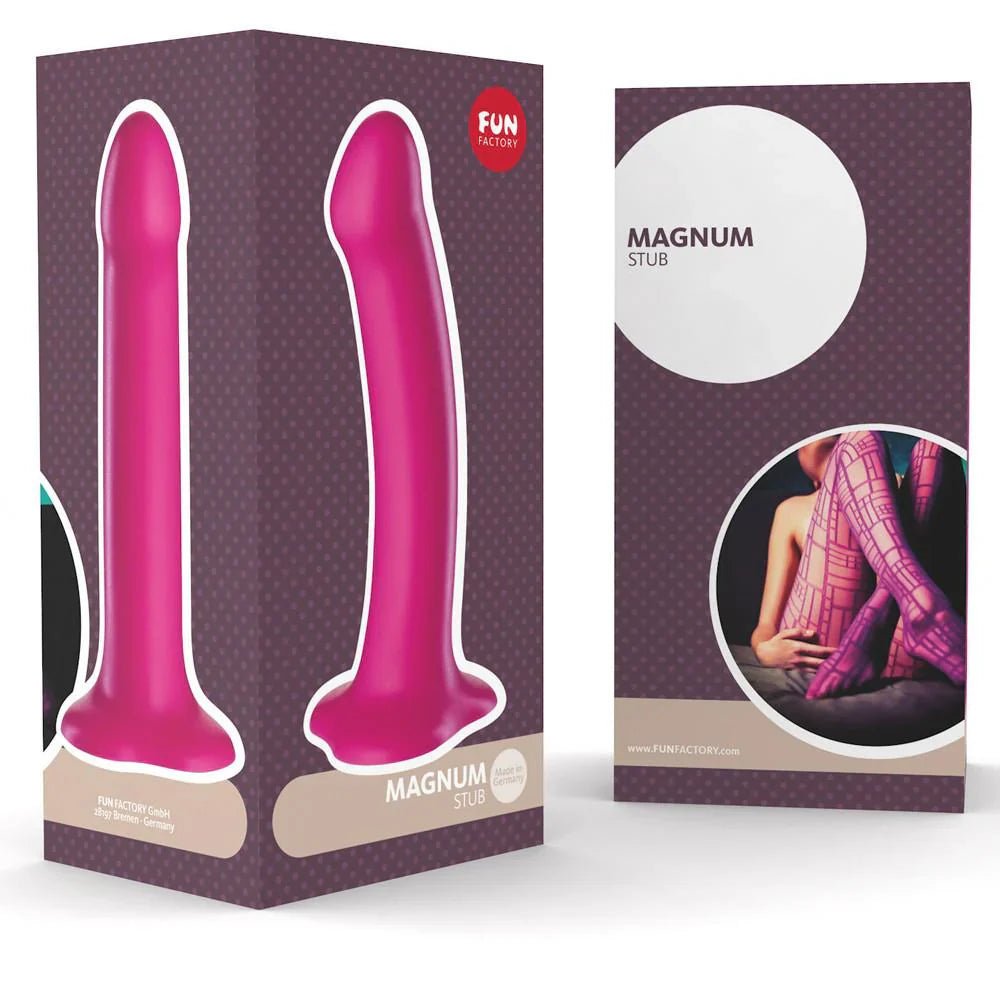 Fun Factory Magnum (Blackberry) – 18.3 cm Flexible Silicone Dildo