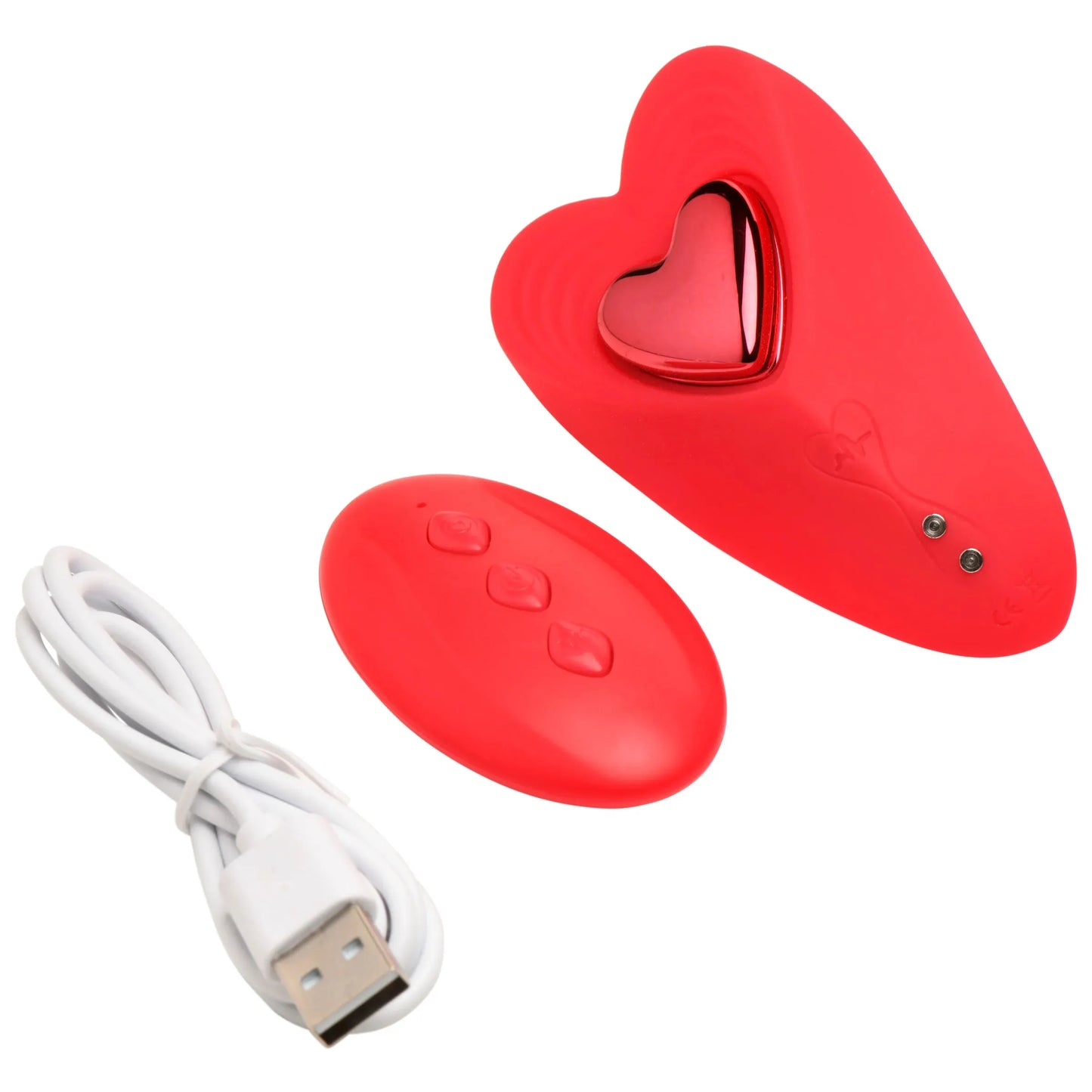 Love Connection Silicone Panty Vibe (Red) – Remote-Controlled Panty Vibrator