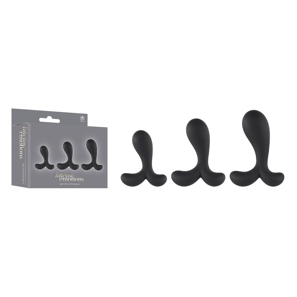 Intense Emotions Set of 3 Sizes – Butt Plug Set