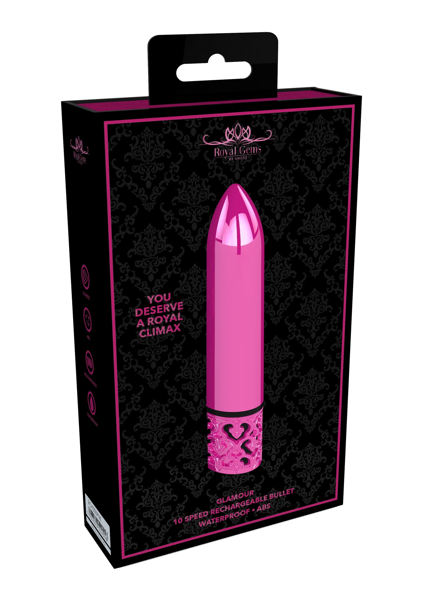 Royal Gems Glamour – Rechargeable Metal Bullet Vibrator