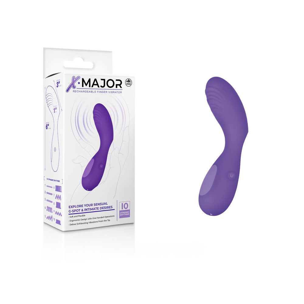 Rechargeable Finger Vibrator – Soft Flexible One-Handed Operation