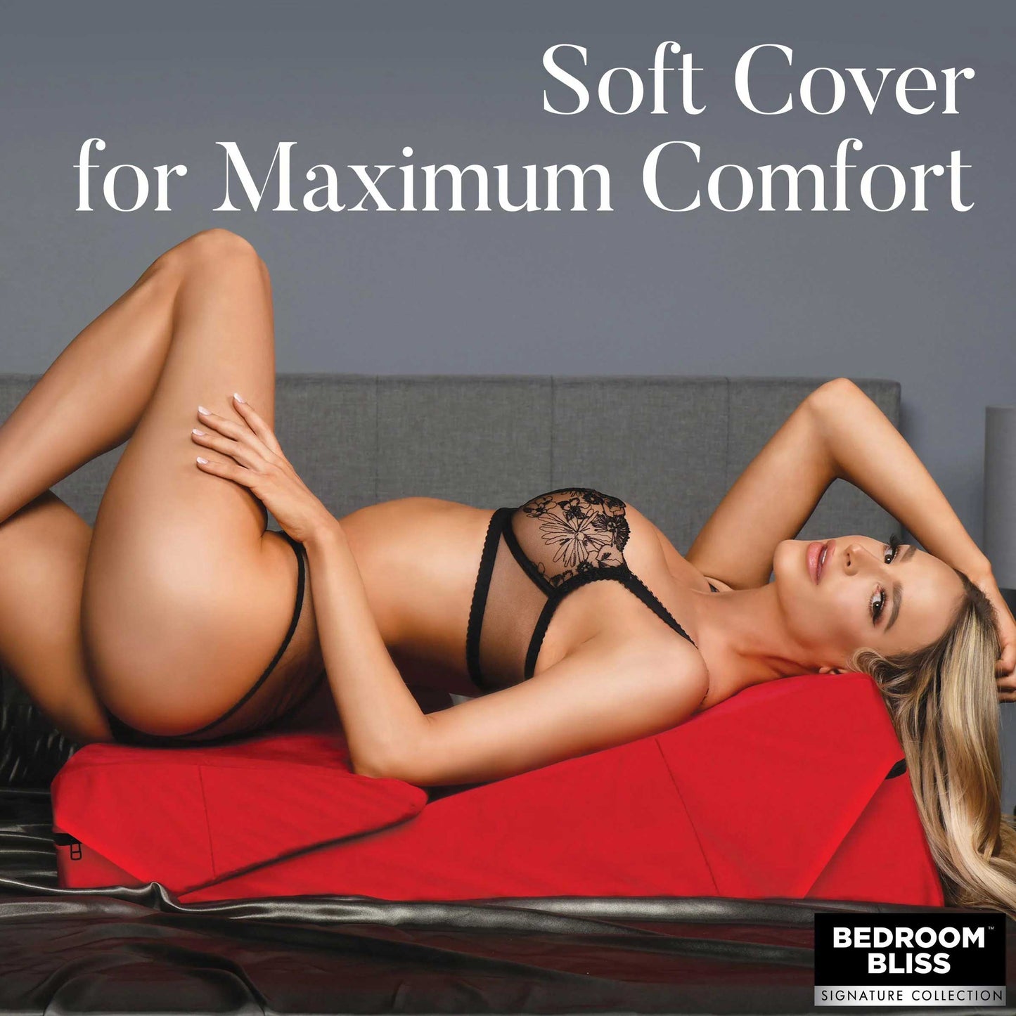 Love Cushion Set Foam Wedge Pillow Red