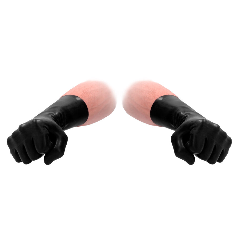 Fist It Short Latex Gloves – Unisex Hygienic Play Gloves