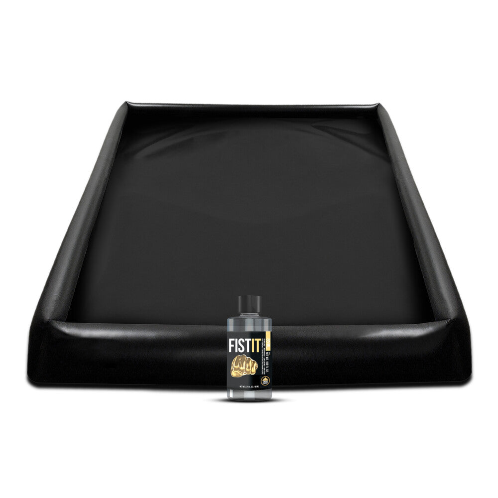 Fist It Ultra Glide Inflatable Play Sheet and Concentrated Lube Set