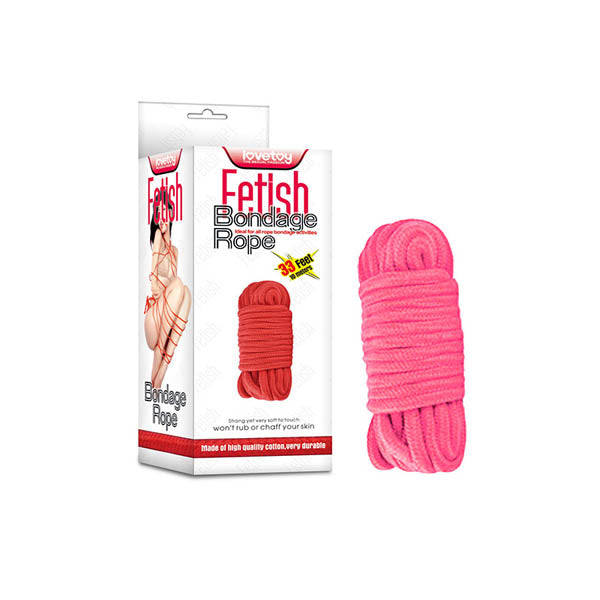 Fetish Bondage Rope Black 10 Meter Length