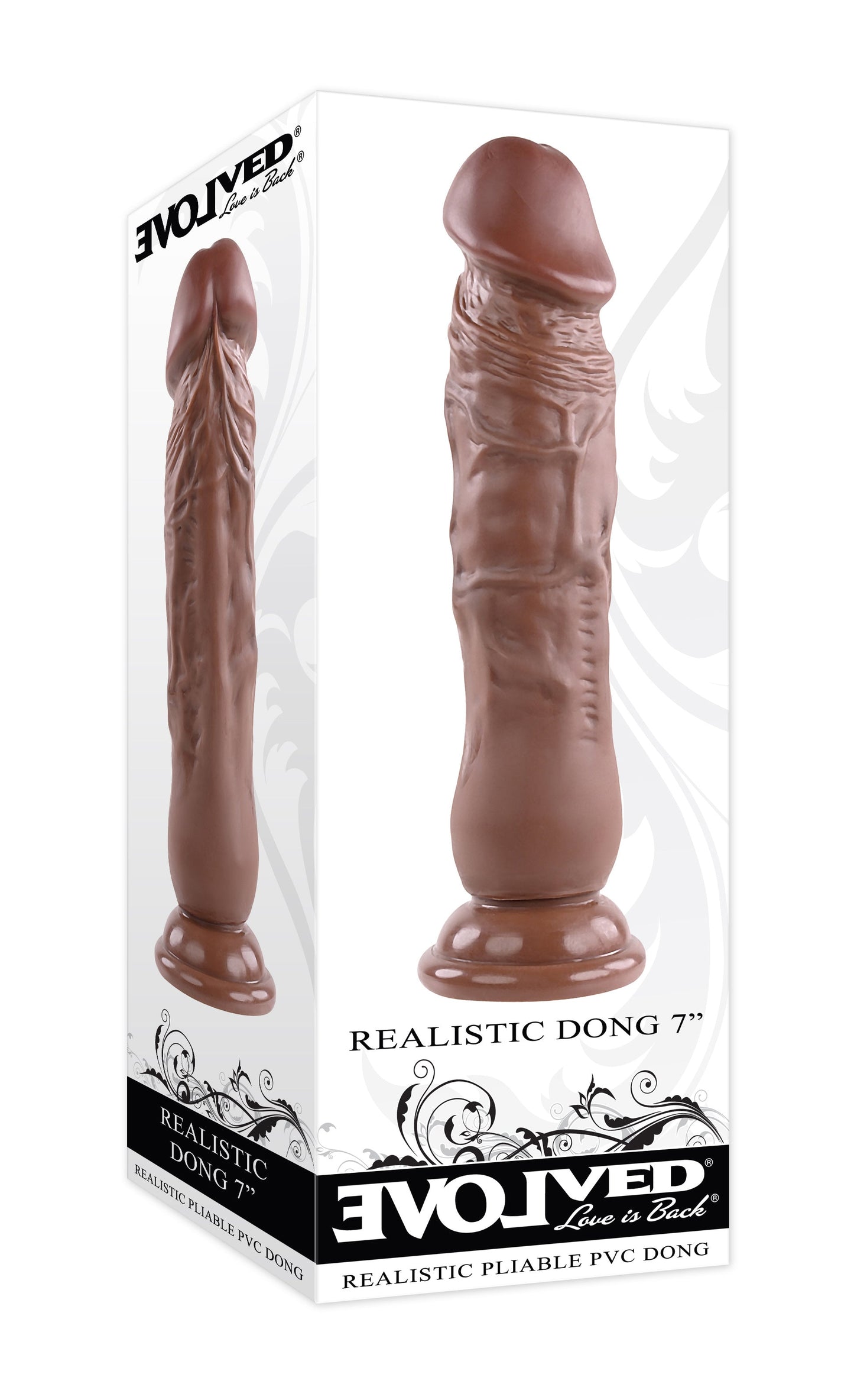 Evolved 7 Inch Realistic Dong (Flesh Brown) – Realistic Dong 7 Inch
