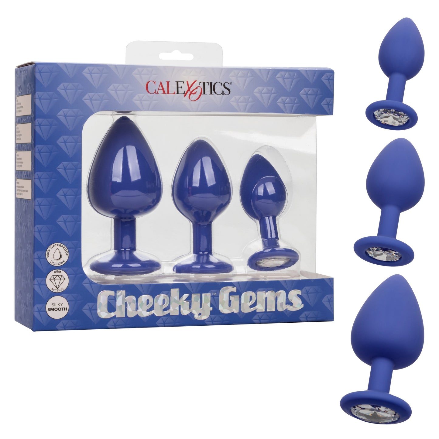 Cheeky Gems – Anal Training Kit with Three Graduated Anal Plugs