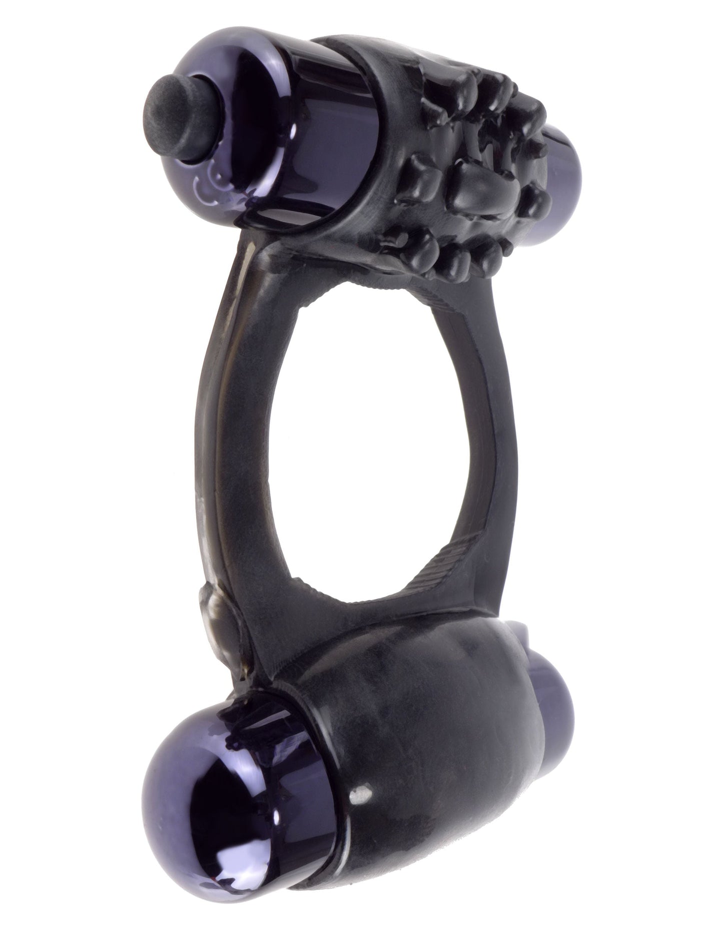 Fantasy C-Ringz Duo Vibrating Super Ring (Black) – Powerful Vibrating Ring for Men