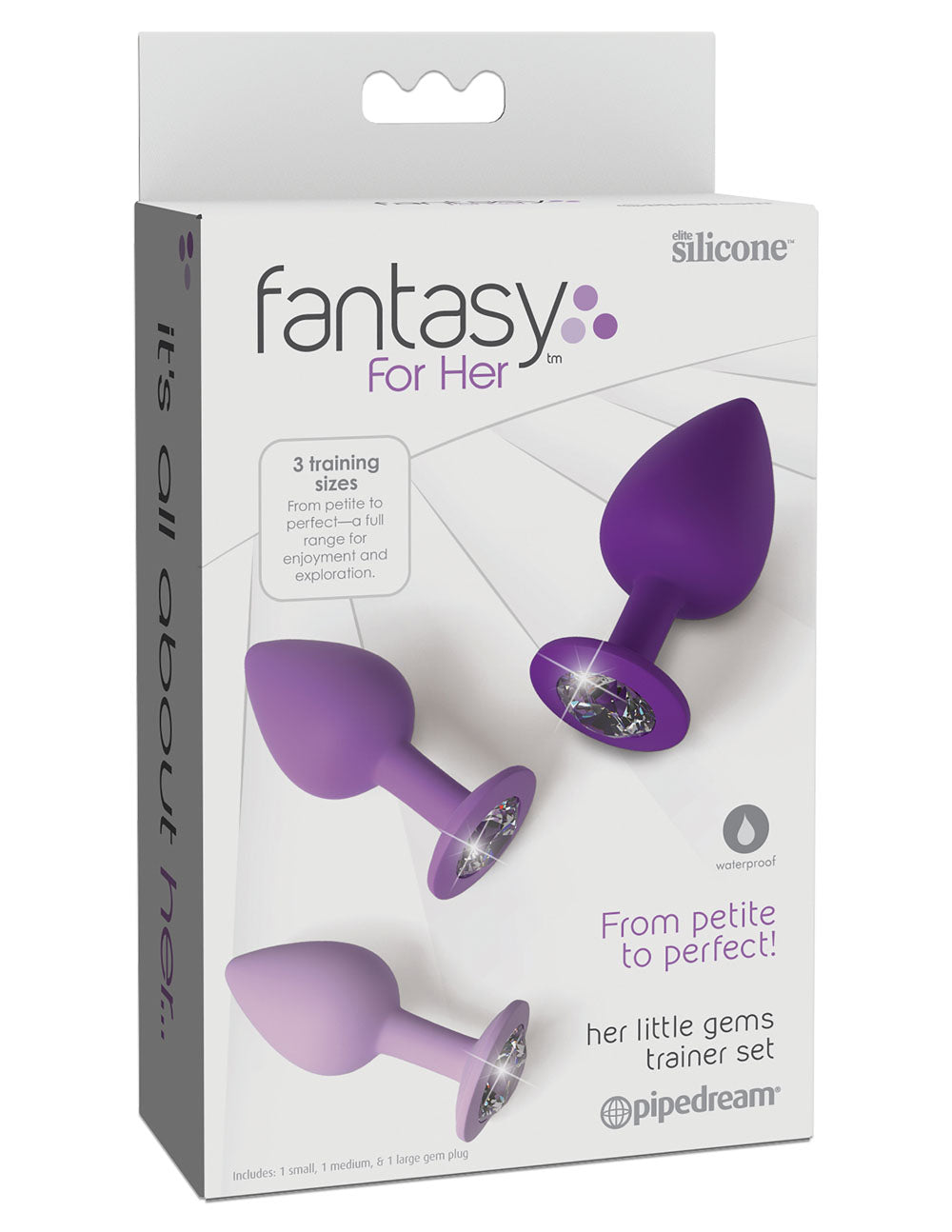 Fantasy For Her Little Gems Trainer Set Purple Set of 3 Sizes