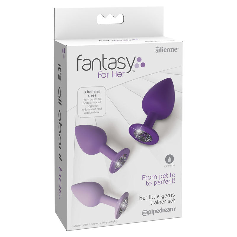 Fantasy For Her Little Gems Trainer Set Purple Set of 3 Sizes