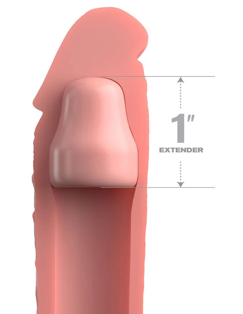 Fantasy X-Tensions Elite Sleeve – 7 Inch Silicone Sleeve with Plug