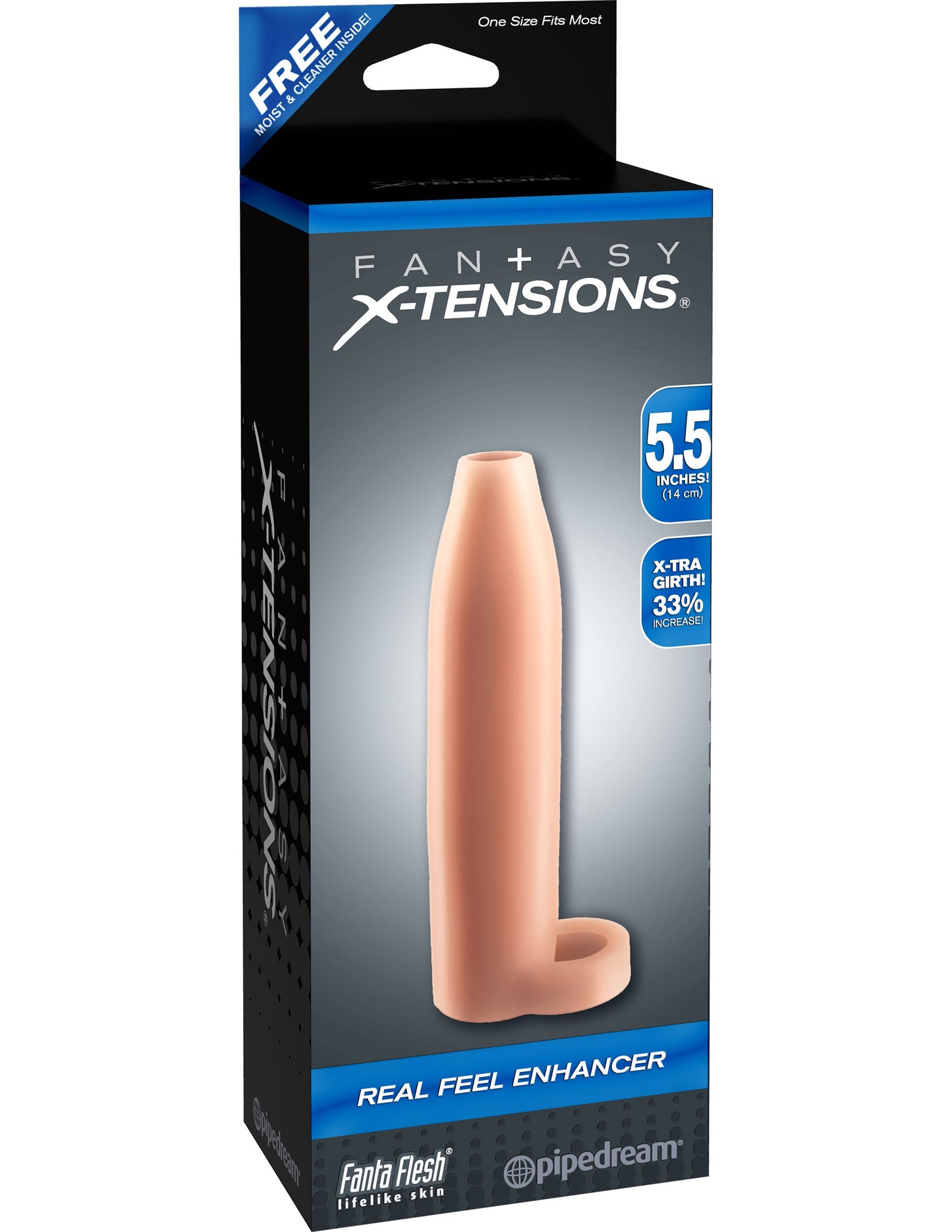 Fantasy X-Tensions Real Feel Enhancer – 5.5 Inch Erection Enhancer