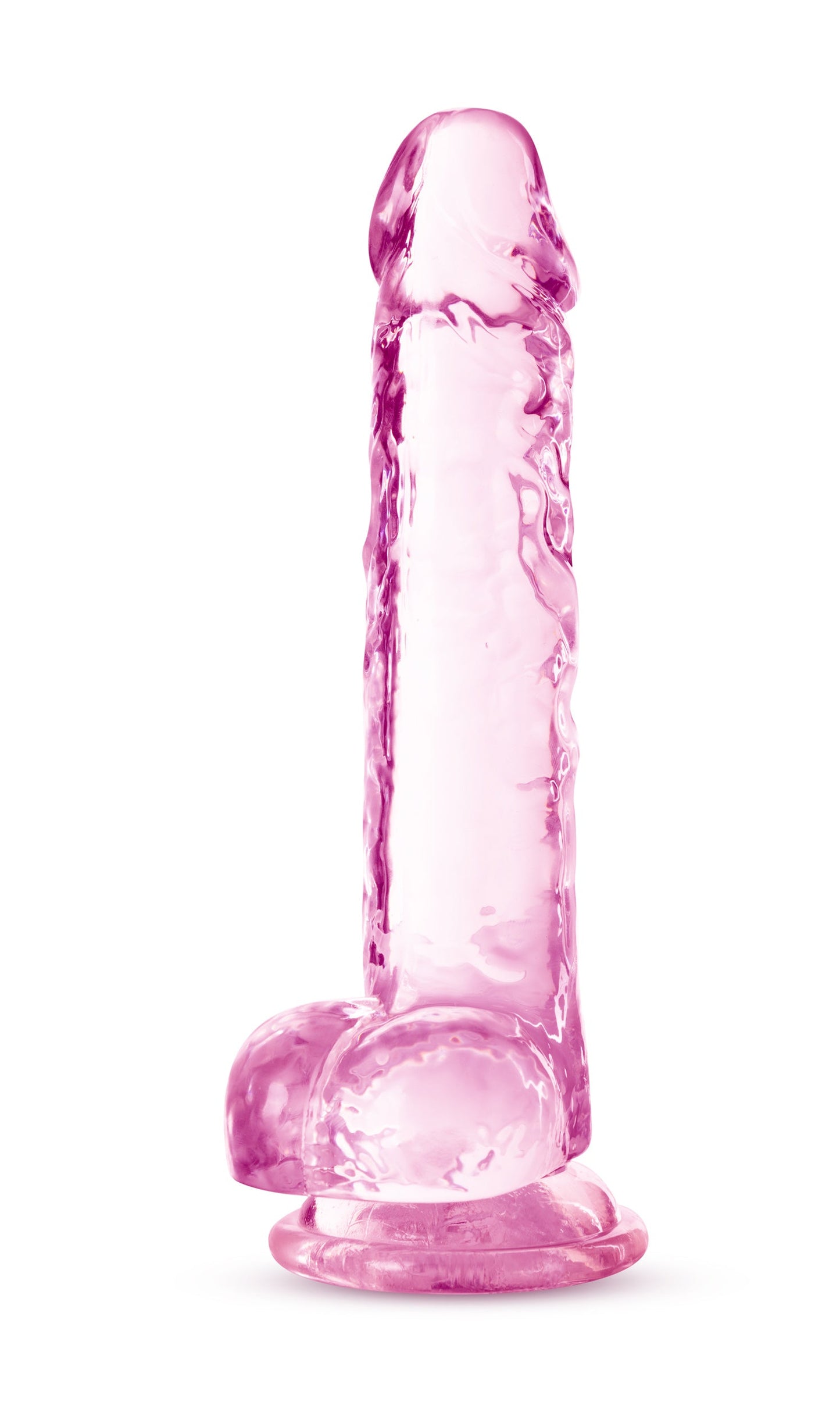 Naturally Yours Crystaline 7 Inch Dildo with Suction Cup Base