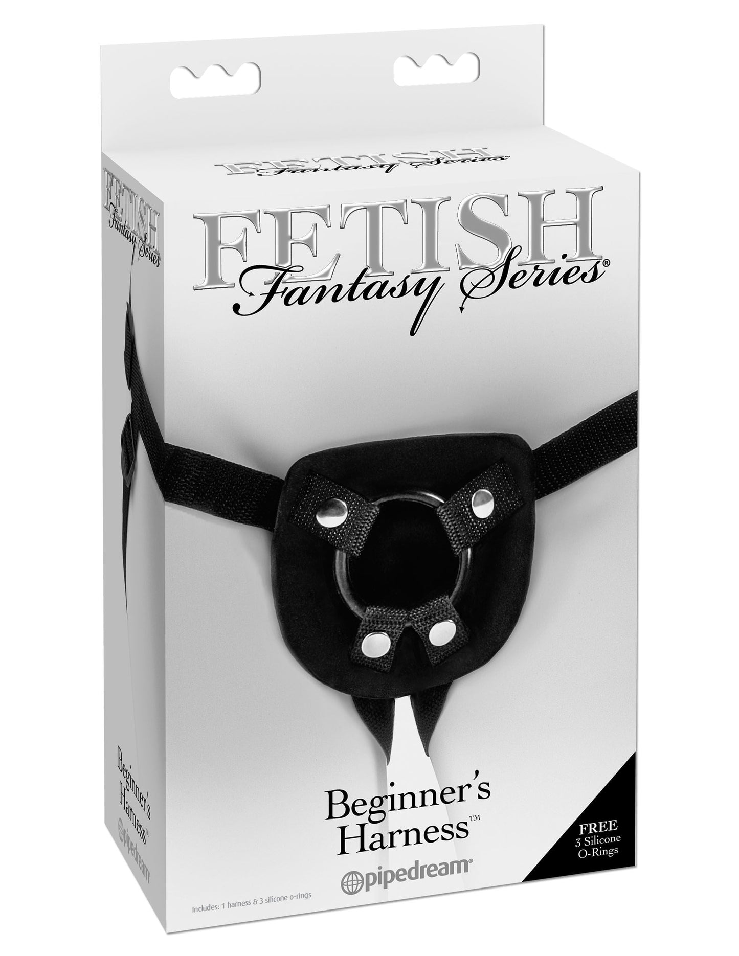 Fetish Fantasy Beginners Harness Black Adjustable Strap Harness