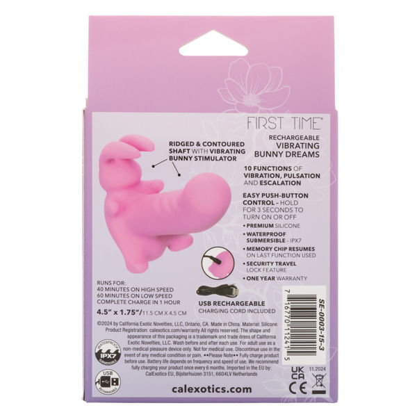 First Time Vibrating Bunny Massager for Women