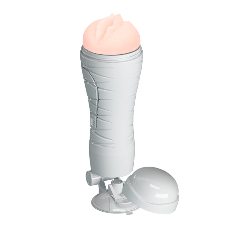 Flora Pussy Masturbator – Lifelike Sleeve with Suction Cup Base Stroker
