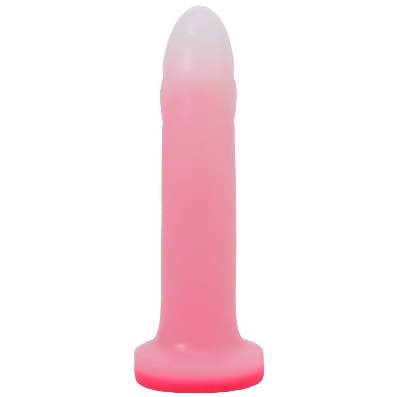 Tantus Flurry Dual Density Rose Quartz – 7 Inch G-Spot Dildo