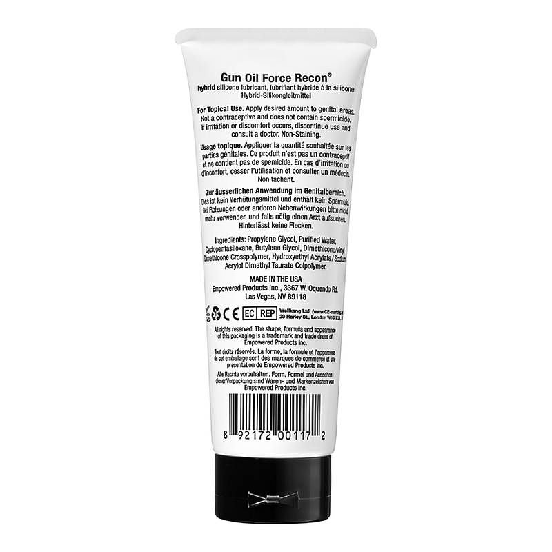 Force Recon 3.3oz/100ml Tube Hybrid Silicone Gel