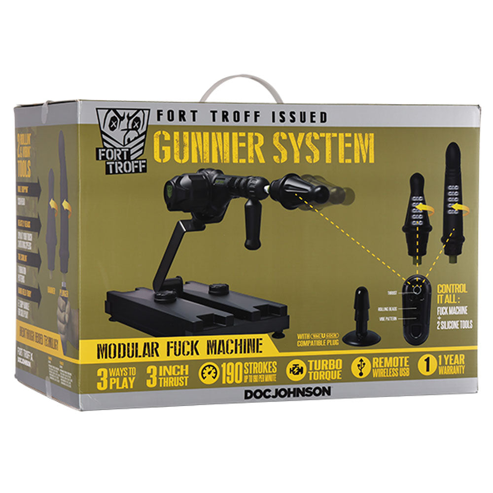 Fort Troff Gunner System – 3-in-1 Modular Vibrating and Rotating Fuck Machine