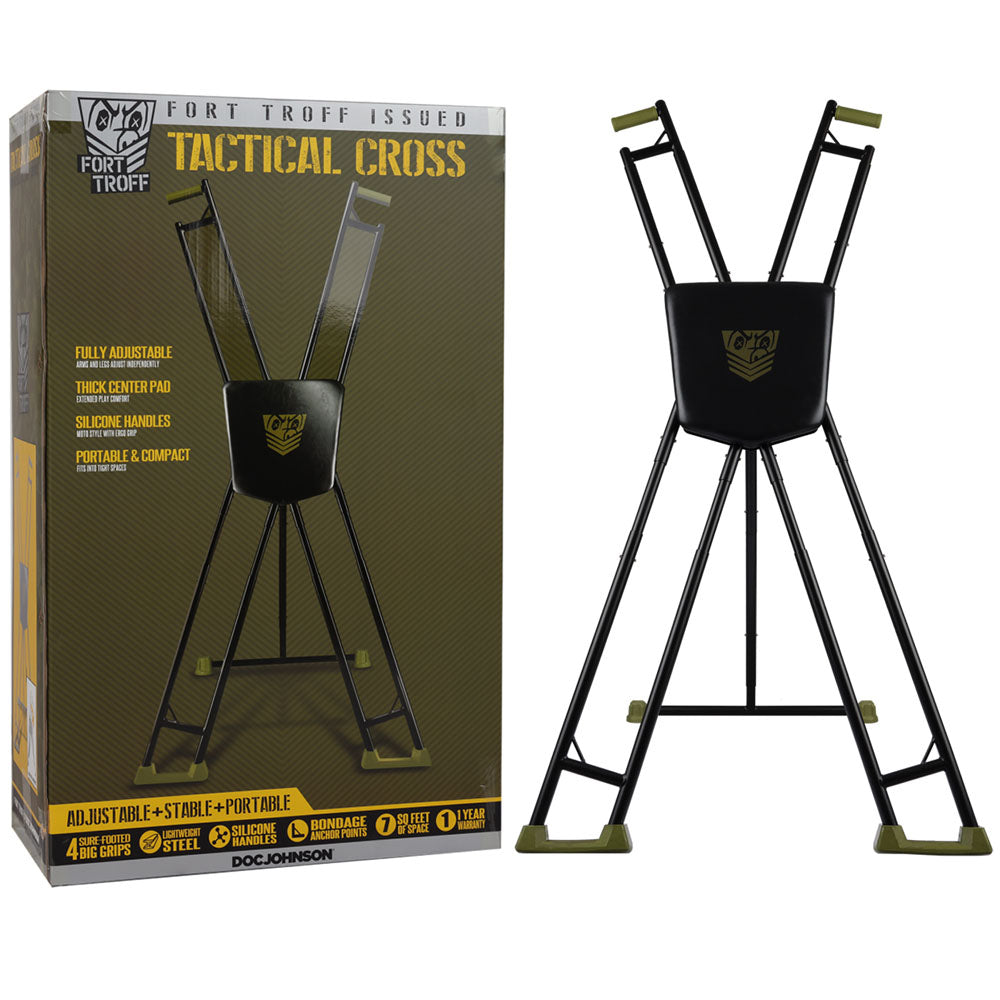 Fort Troff Tactical Cross – Adjustable Steel Restraint Frame