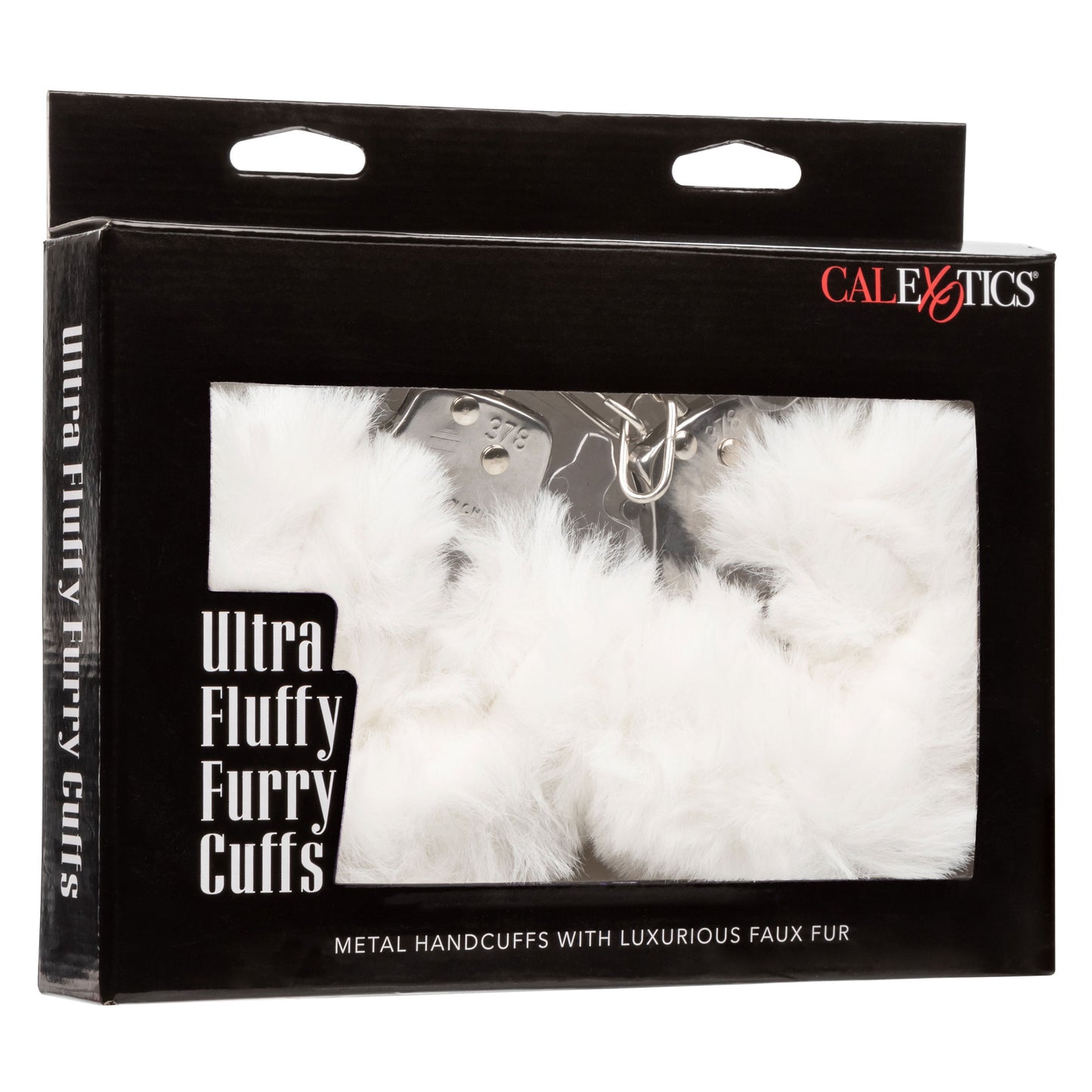 Ultra Fluffy White Furry Cuffs – Soft Bondage Handcuffs