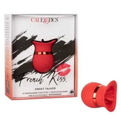 French Kiss Sweet Talker – Compact Massager with 12 Flickering Functions Vibrator