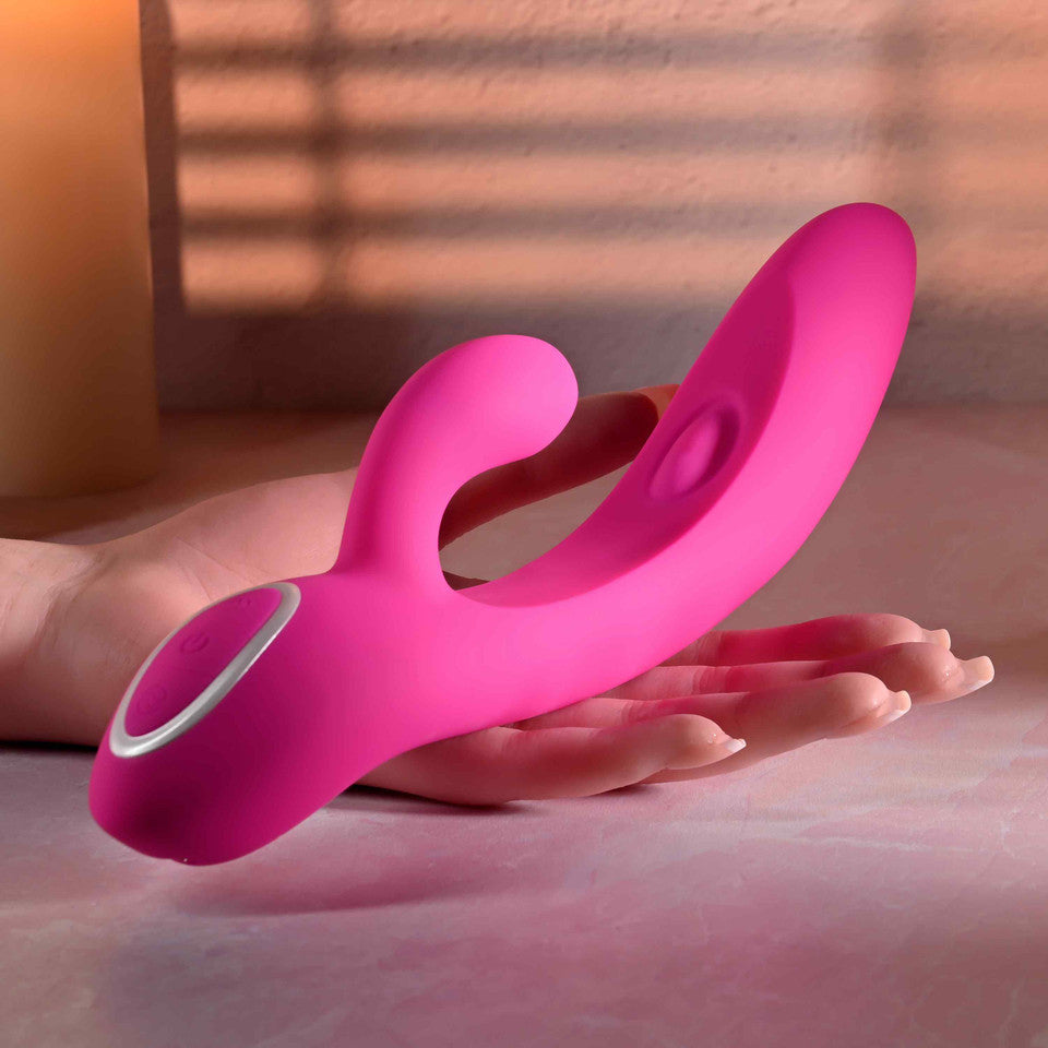 Evolved G-Tapper – USB Rechargeable Rabbit Vibrator with Dual Motors and Flexible G-Spot Shaft