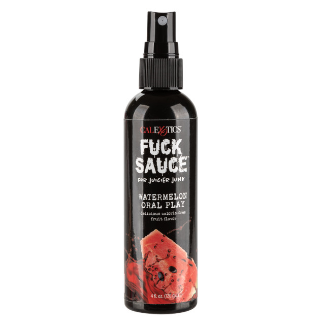 Fuck Sauce Watermelon Oral Play Spray 4 fl. oz CalExotics Water-Based Edible Flavor