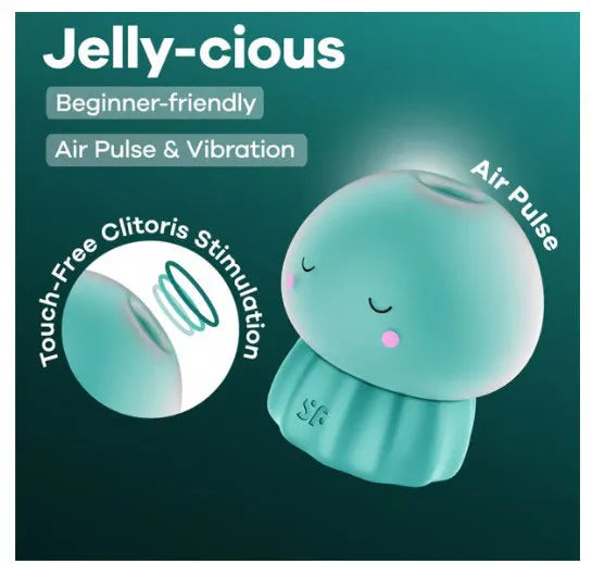 Satisfyer Jelly-Cious – Waterproof Air Pulse and Vibrating Clitoral Stimulator