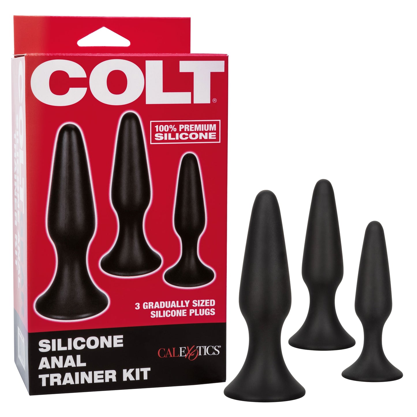 Colt Anal Trainer Kit – Silicone Graduated Anal Plug Set for Beginners