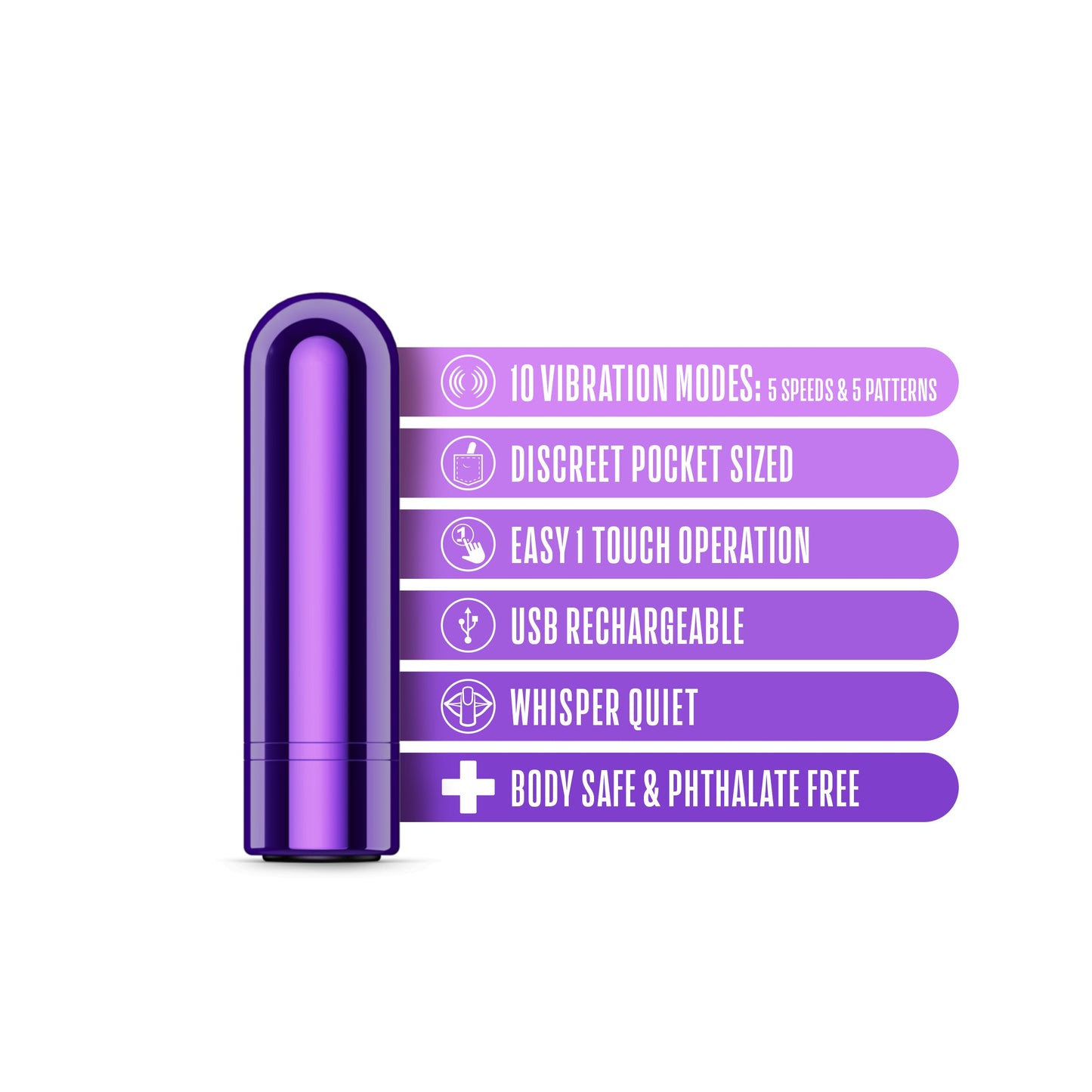 Kool Vibes Mini Bullet Vibrator Grape