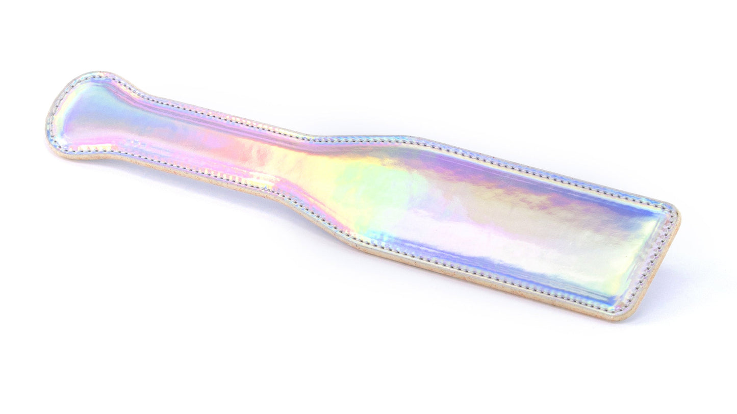 Cosmo Bondage Paddle - Rainbow Metallic Rainbow Paddle