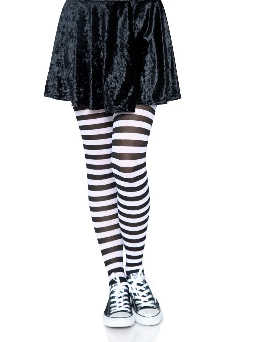 Leg Avenue Jada Striped Tights – Premium Women's Hosiery