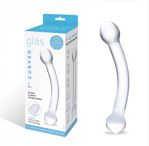 Electric Eel Glas 7 Inch Curved Glass G Spot Stimulator